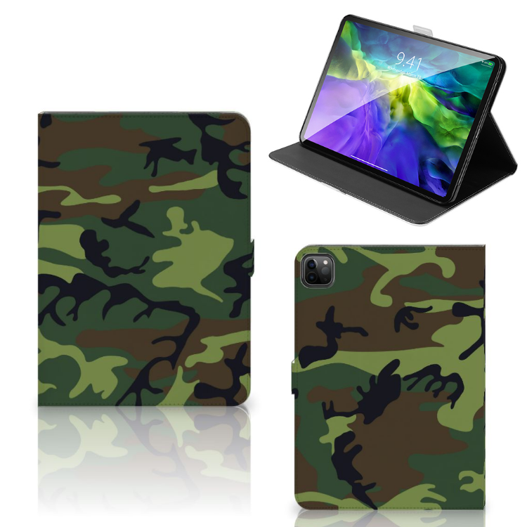 iPad Pro 11 2020/2021/2022 Tablet Hoes Army Dark