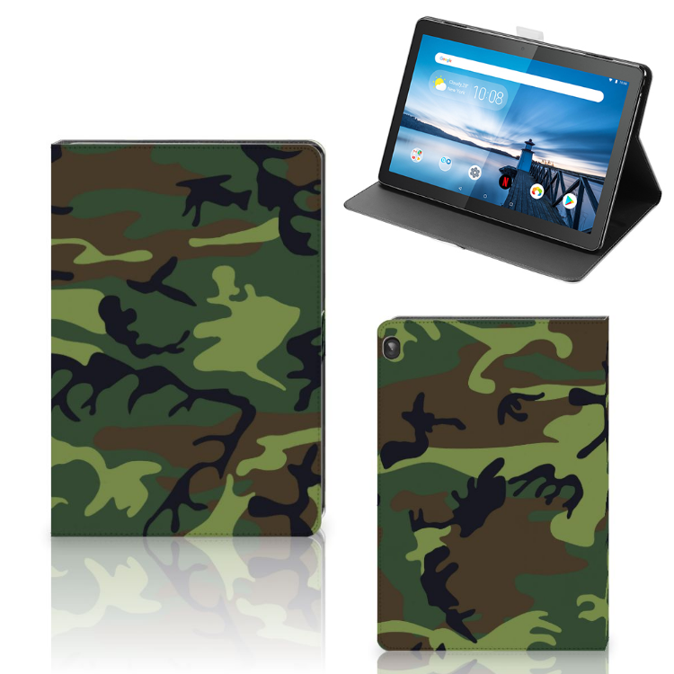 Lenovo Tablet M10 Tablet Hoes Army Dark
