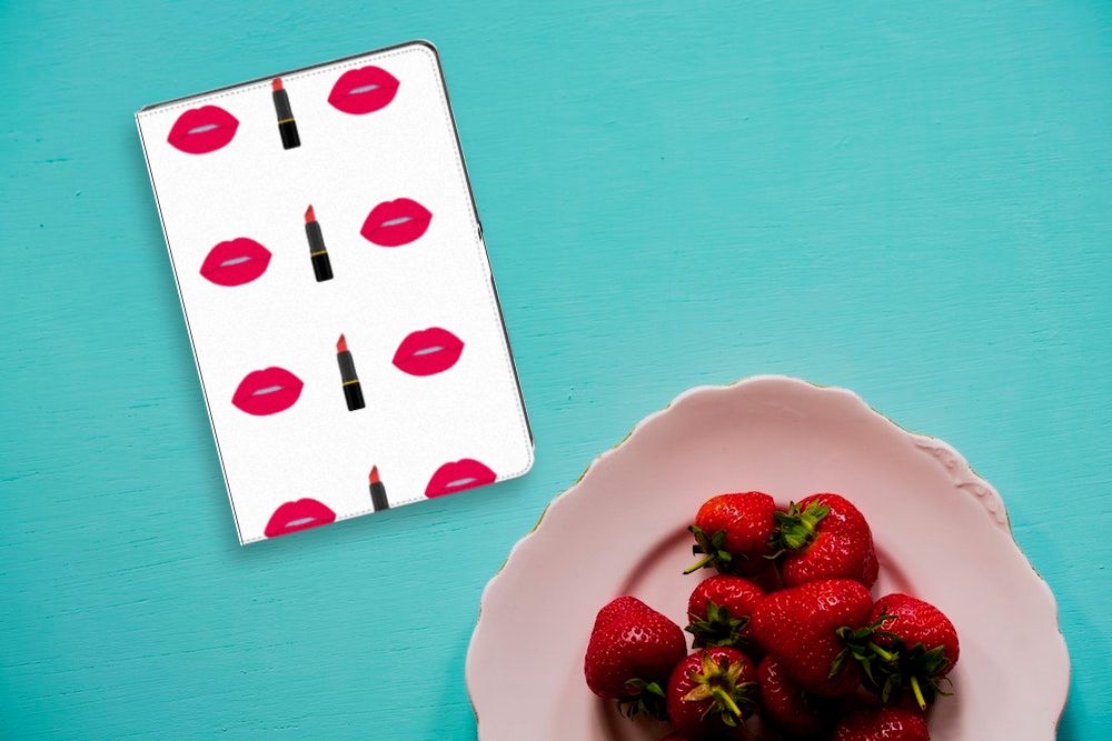 Lenovo Tablet M10 Tablet Hoes Lipstick Kiss