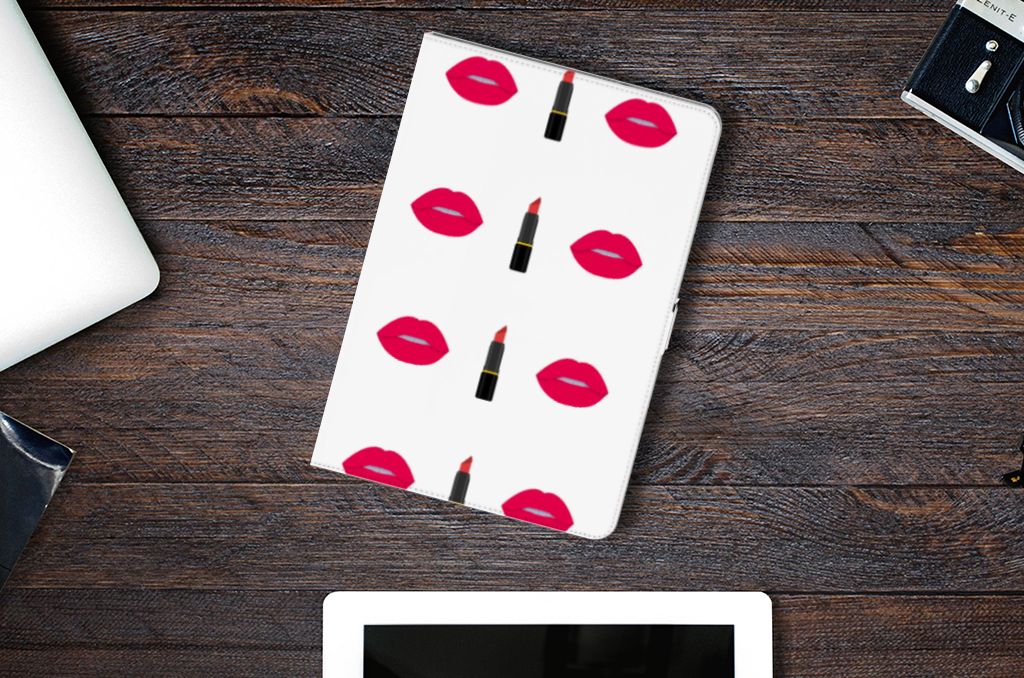 iPad 10.2 2019 | iPad 10.2 2020 | 10.2 2021 Tablet Hoes Lipstick Kiss