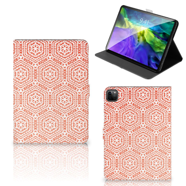 iPad Pro 11 2020/2021/2022 Tablet Hoes Pattern Orange
