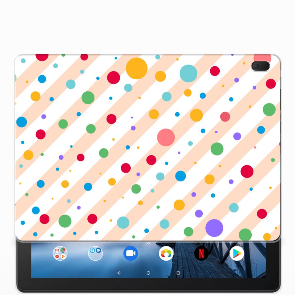 Lenovo Tab E10 Tablethoesje Design Dots