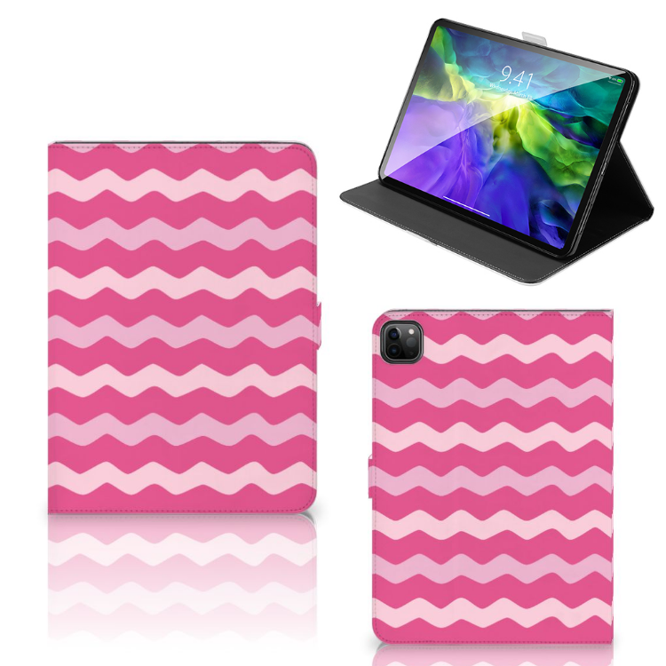 iPad Pro 11 2020/2021/2022 Tablet Hoes Waves Pink