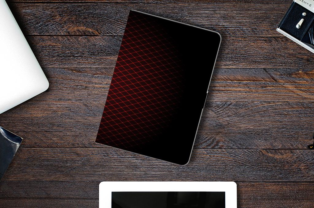 iPad 10.2 2019 | iPad 10.2 2020 | 10.2 2021 Tablet Hoes Geruit Rood