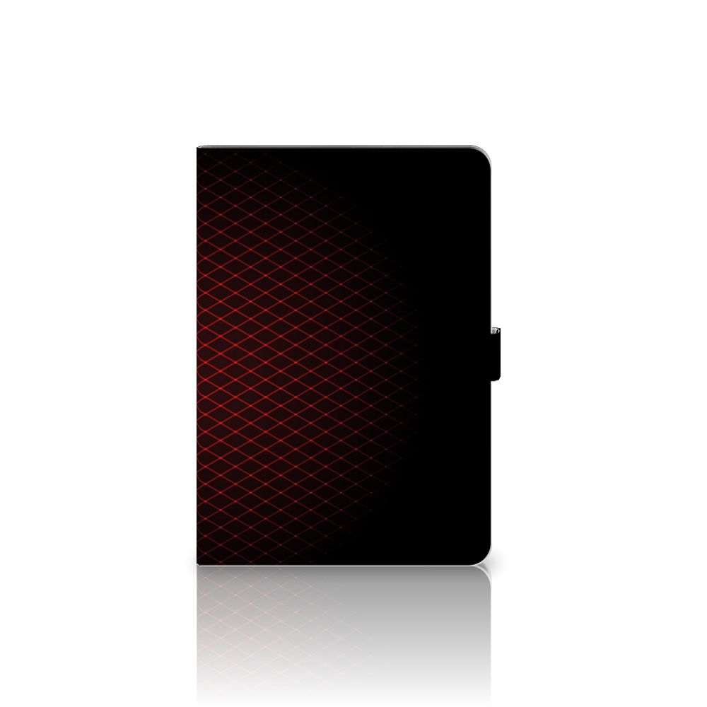 Lenovo Tab E10 Tablet Hoes Geruit Rood