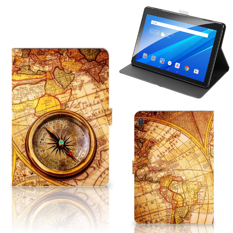 Lenovo Tab E10 Tablet Flip Case Kompas
