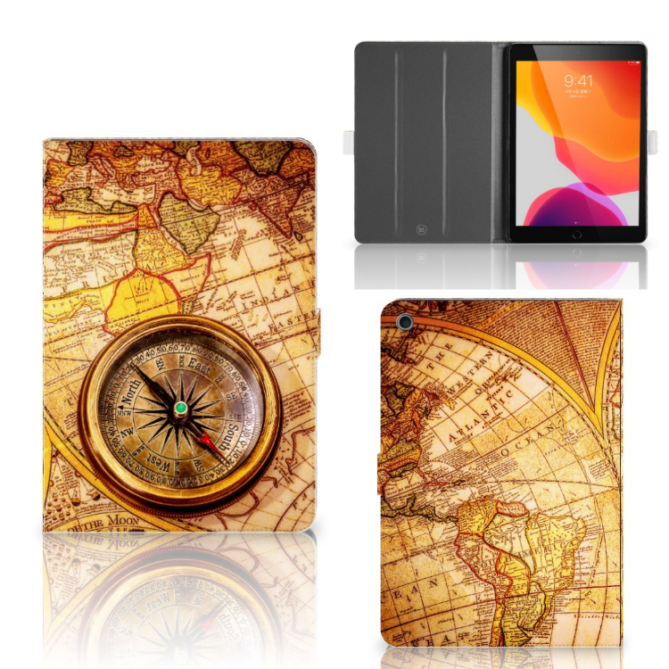Apple iPad 10.2 (2019) Tablet Flip Case Kompas