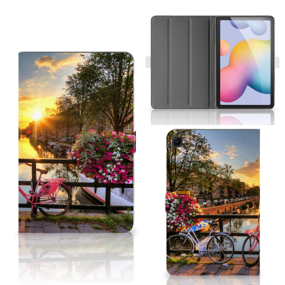 Samsung Galaxy Tab S6 Lite | S6 Lite (2022) Tablet Flip Case Amsterdamse Grachten