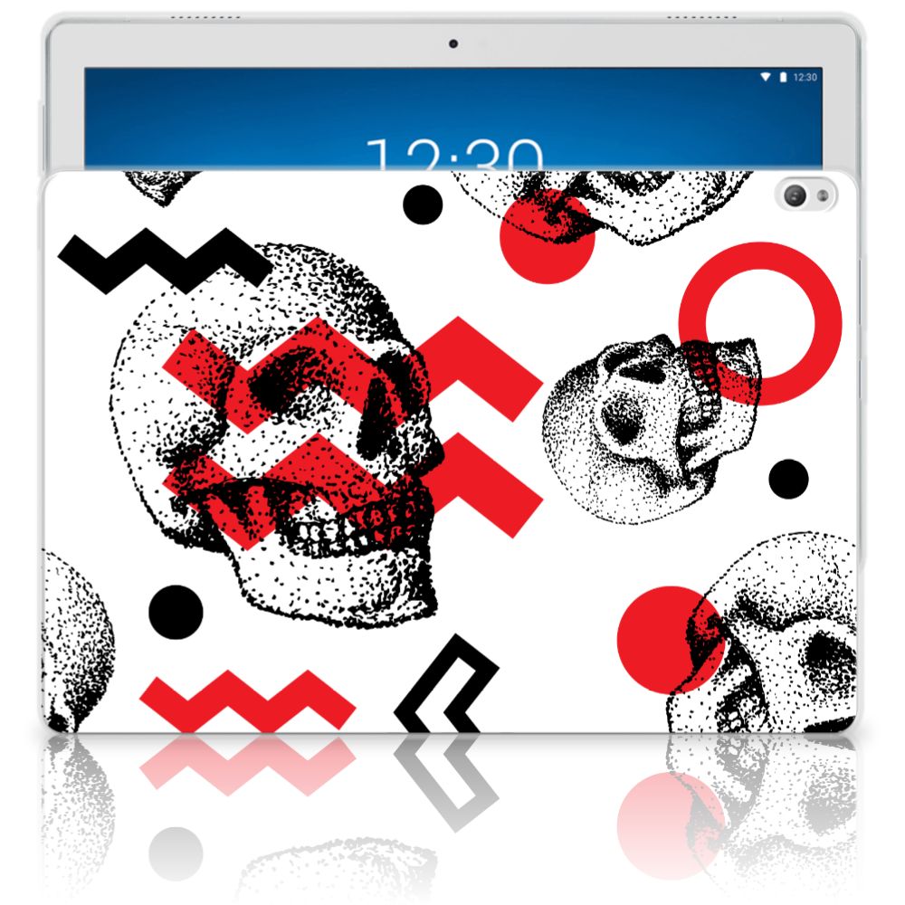 Tablet BackCover Lenovo Tab P10 Skull Red