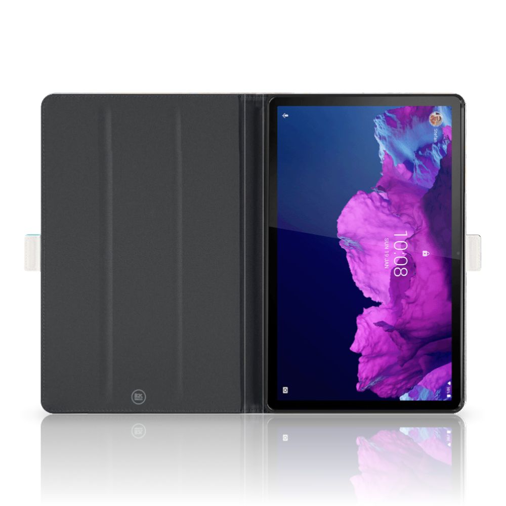 Lenovo Tab P11 | P11 Plus Leuk Tablet hoesje  Marble Blue Gold