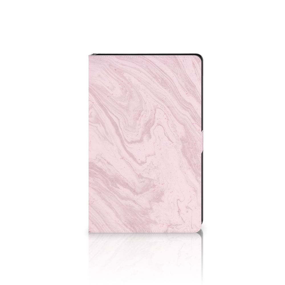 Samsung Galaxy Tab A8 2021/2022 Leuk Tablet hoesje  Marble Pink - Origineel Cadeau Vriendin