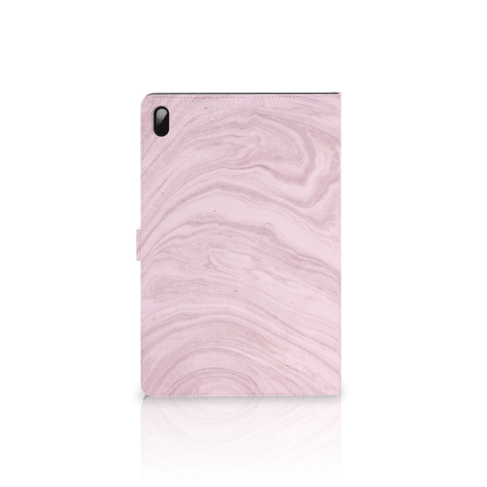 Samsung Galaxy Tab S7 FE | S7+ | S8+ Leuk Tablet hoesje  Marble Pink - Origineel Cadeau Vriendin