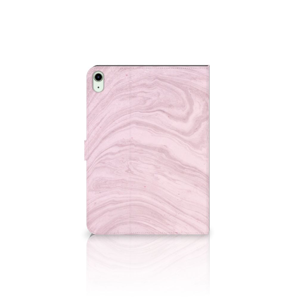 iPad Air (2020/2022) 10.9 inch Leuk Tablet hoesje  Marble Pink - Origineel Cadeau Vriendin