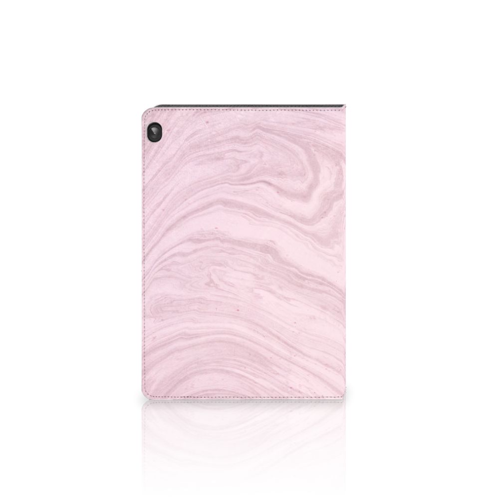 Lenovo Tablet M10 Leuk Tablet hoesje  Marble Pink - Origineel Cadeau Vriendin