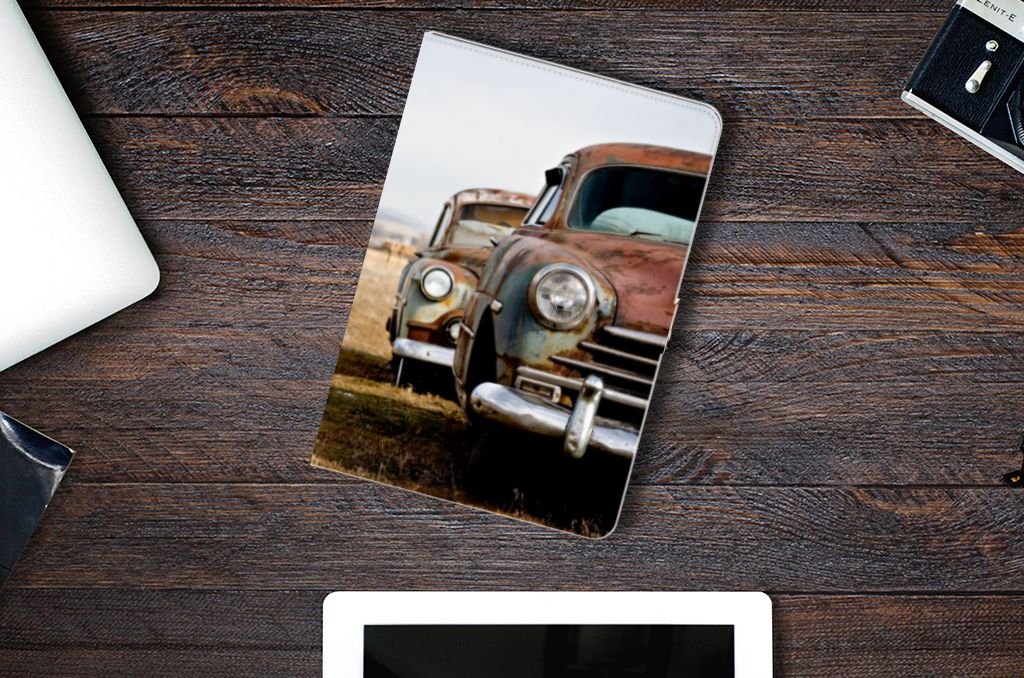 iPad 10.2 2019 | iPad 10.2 2020 | 10.2 2021 Tablet Hoesje met foto Vintage Auto
