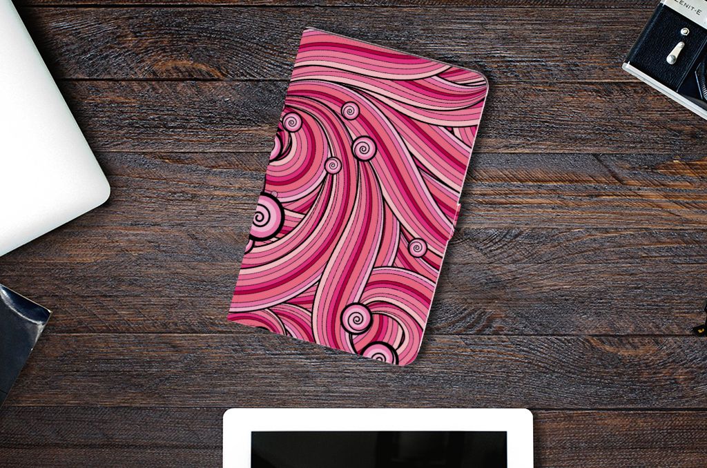 Samsung Galaxy Tab S6 Lite | S6 Lite (2022) Hoes Swirl Pink