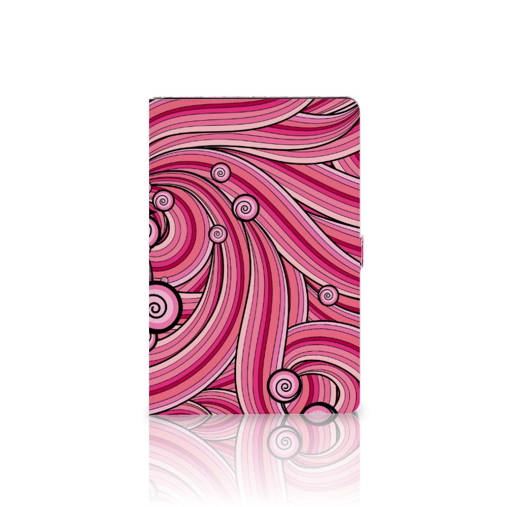 Samsung Galaxy Tab S7 FE | S7+ | S8+ Hoes Swirl Pink