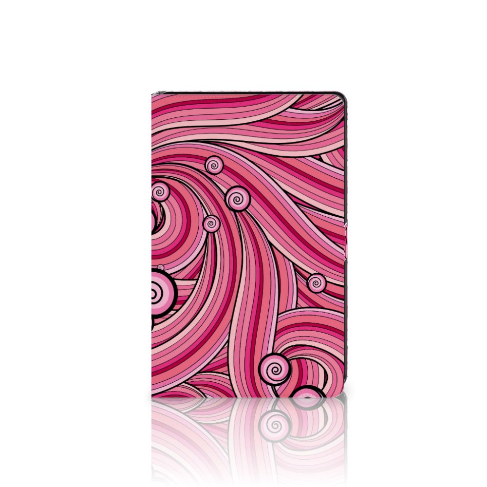 Samsung Galaxy Tab A8 2021/2022 Hoes Swirl Pink