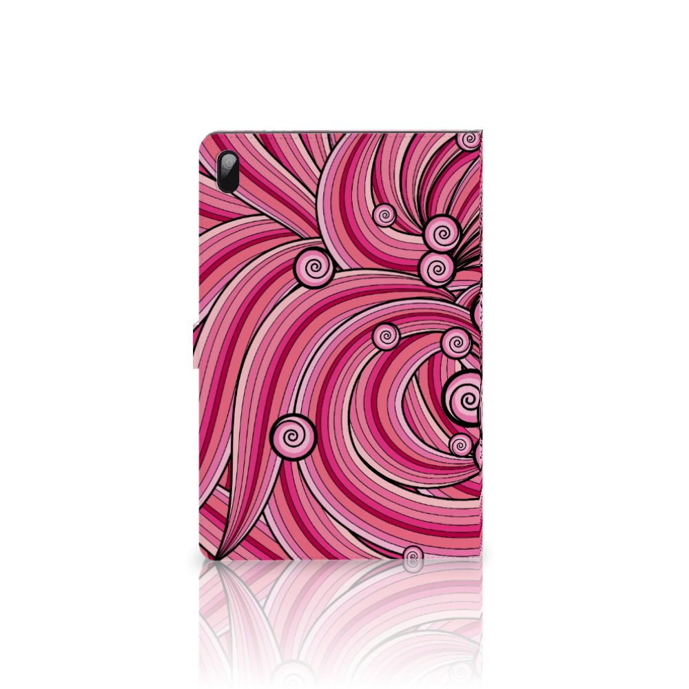 Samsung Galaxy Tab S7 FE | S7+ | S8+ Hoes Swirl Pink