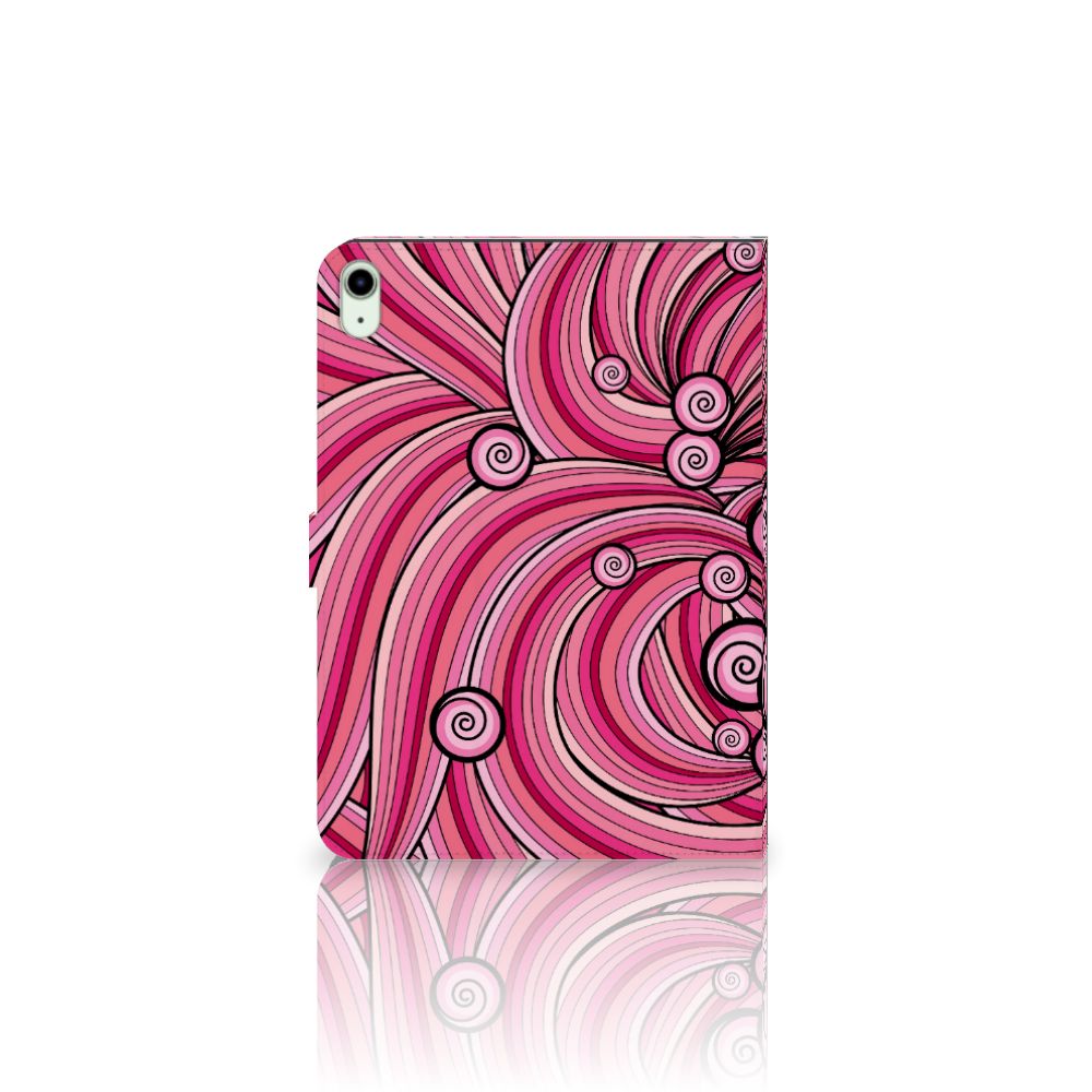 iPad Air (2020/2022) 10.9 inch Hoes Swirl Pink