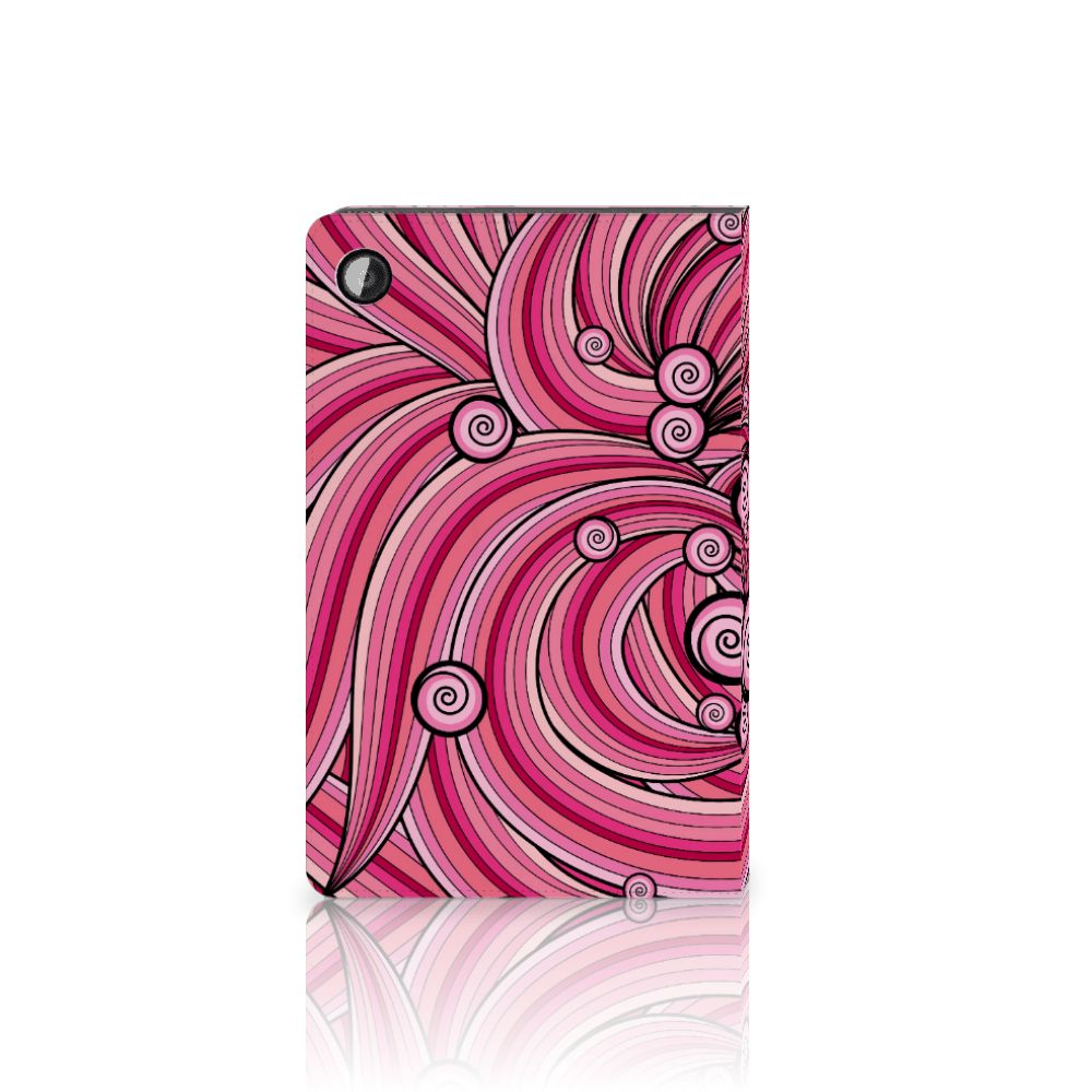 Samsung Galaxy Tab A8 2021/2022 Hoes Swirl Pink