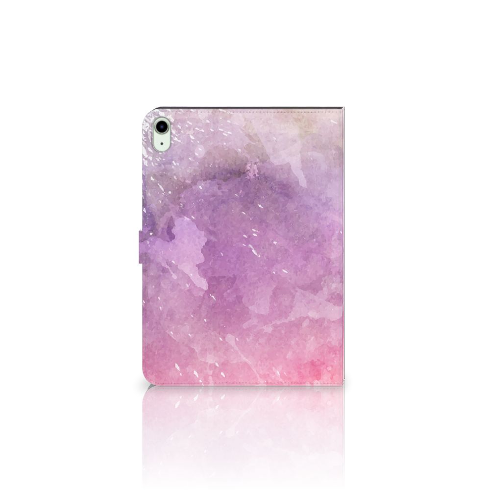 Hoes iPad Air (2020-2022) 10.9 inch Pink Purple Paint