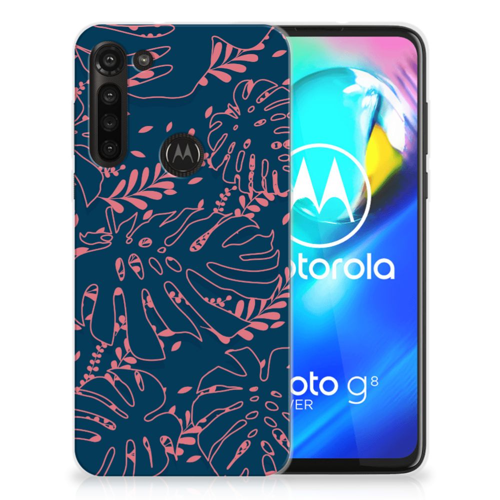 Motorola Moto G8 Power TPU Case Palm Leaves
