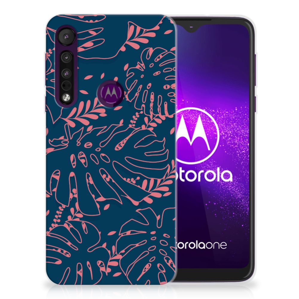 Motorola One Macro TPU Case Palm Leaves
