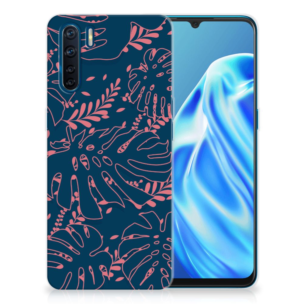 OPPO A91 TPU Case Palm Leaves