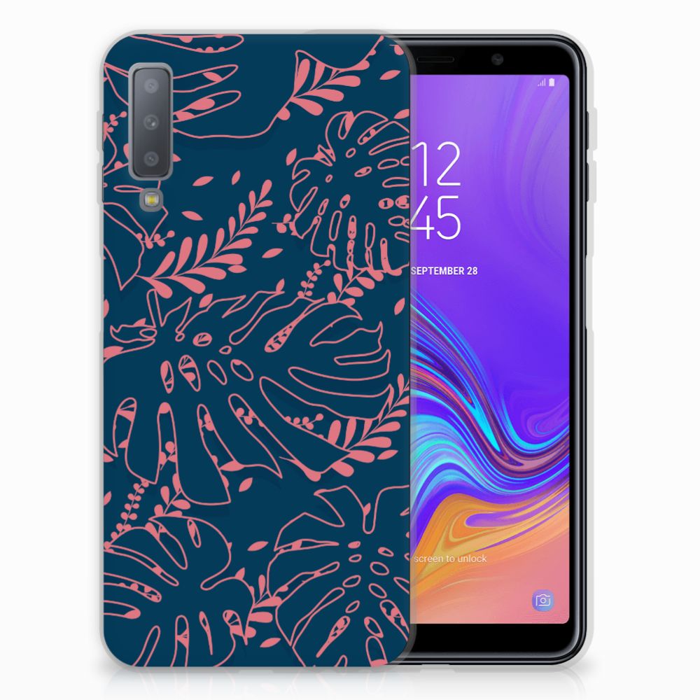 Samsung Galaxy A7 (2018) TPU Case Palm Leaves