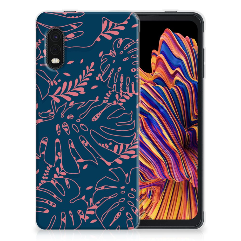 Samsung Xcover Pro TPU Case Palm Leaves