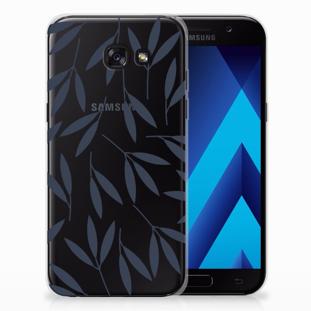 Samsung Galaxy A5 2017 TPU Case Leaves Blue