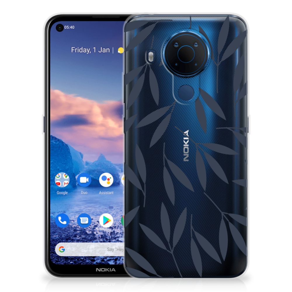 Nokia 5.4 TPU Case Leaves Blue