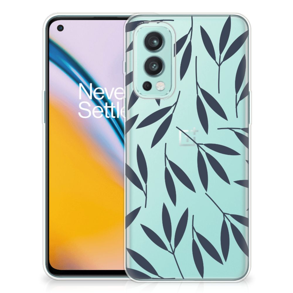 OnePlus Nord 2 5G TPU Case Leaves Blue