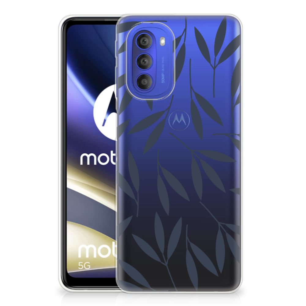Motorola Moto G51 5G TPU Case Leaves Blue