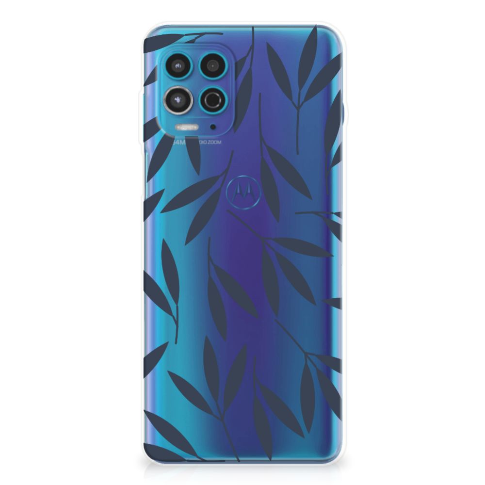 Motorola Moto G100 TPU Case Leaves Blue