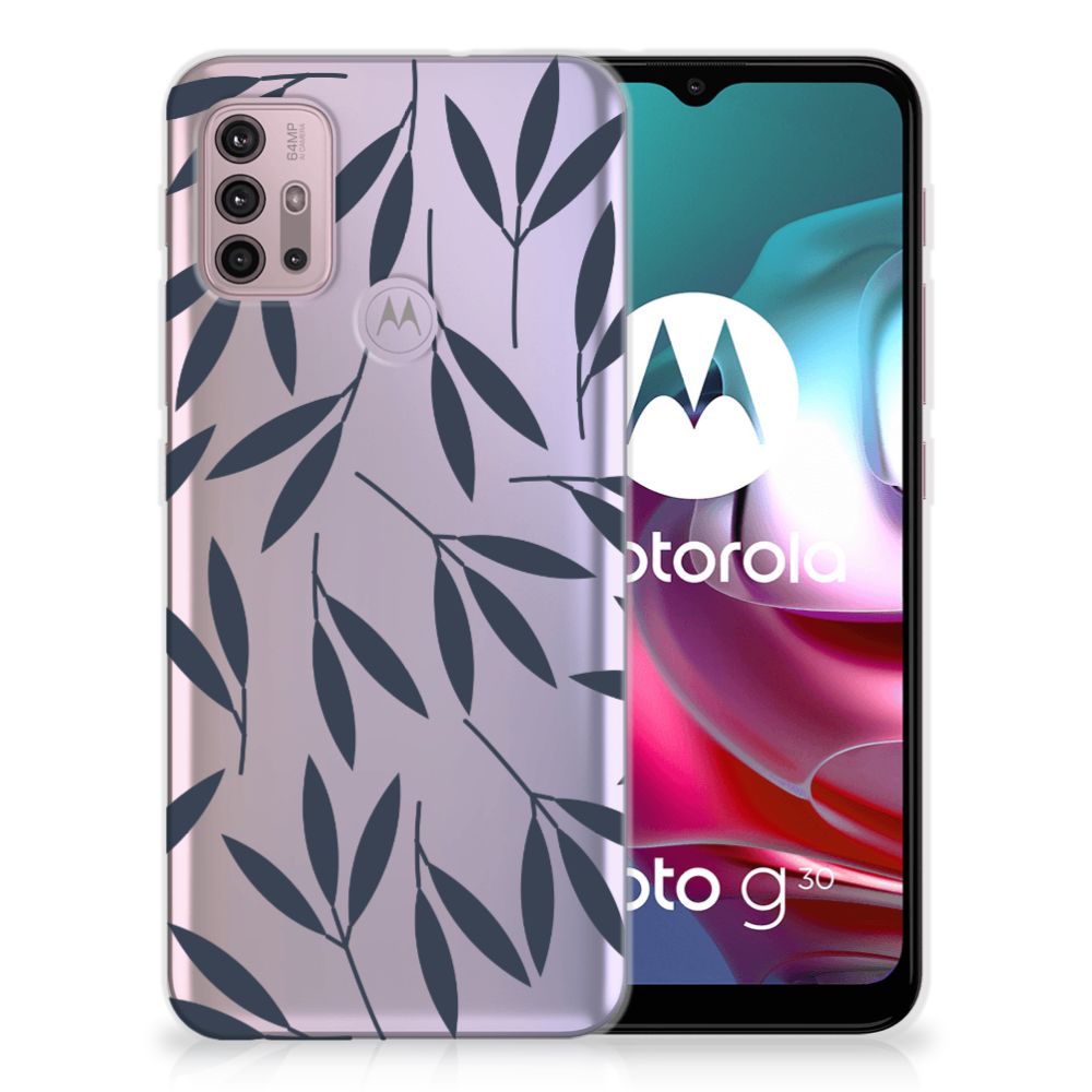 Motorola Moto G30 | G10 TPU Case Leaves Blue