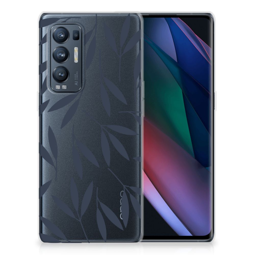 OPPO Find X3 Neo TPU Case Leaves Blue