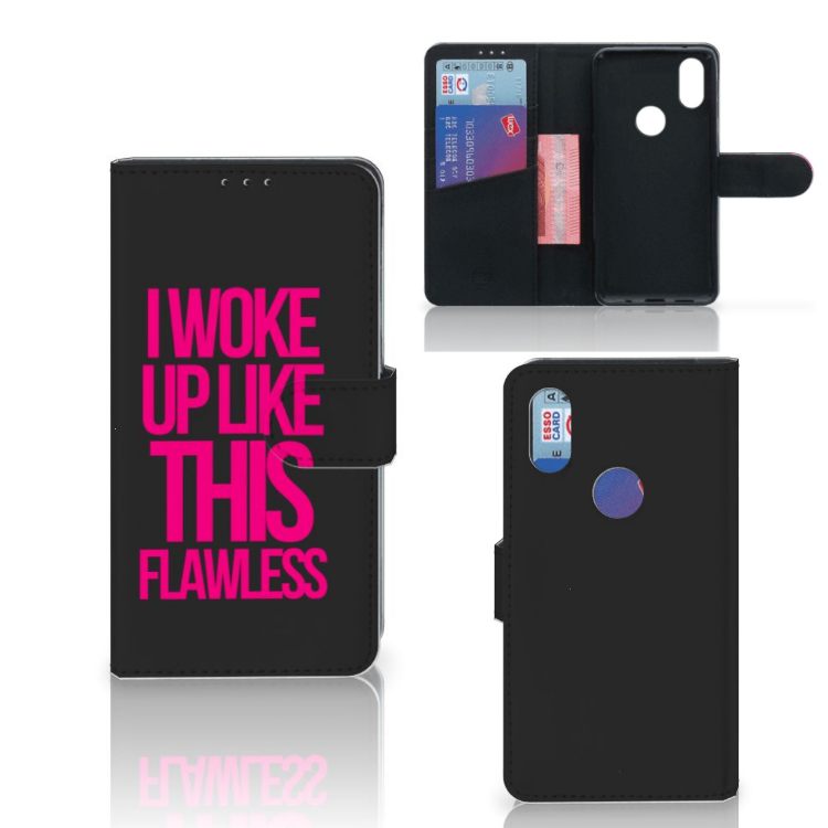 Xiaomi Mi Mix 2s Hoesje met naam Woke Up - Origineel Cadeau Zelf Maken