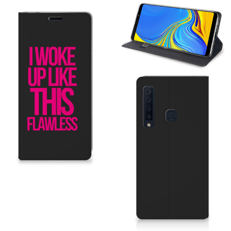 Samsung Galaxy A9 (2018) Hoesje met tekst Woke Up - Origineel Cadeau Zelf Maken