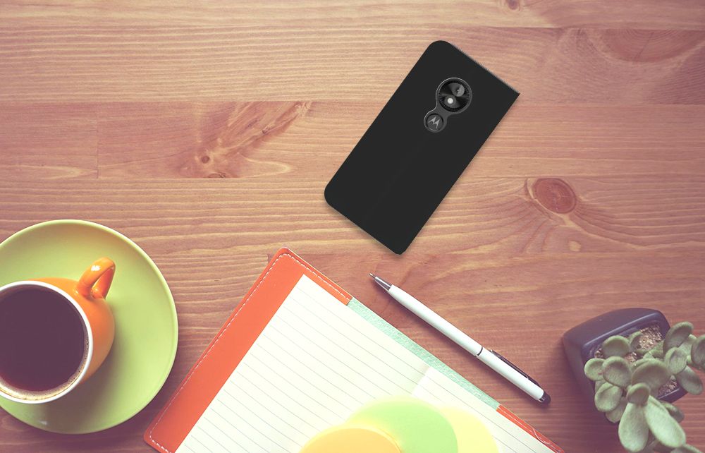 Motorola Moto E5 Play Hoesje met tekst Woke Up - Origineel Cadeau Zelf Maken