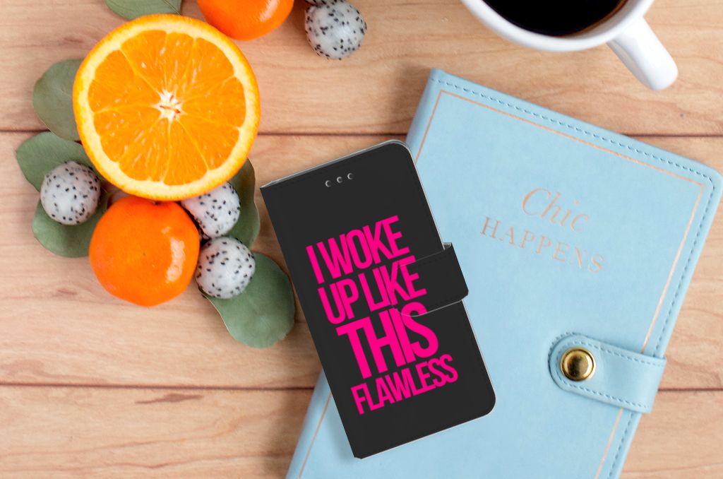 Nokia 7 Hoesje met naam Woke Up - Origineel Cadeau Zelf Maken
