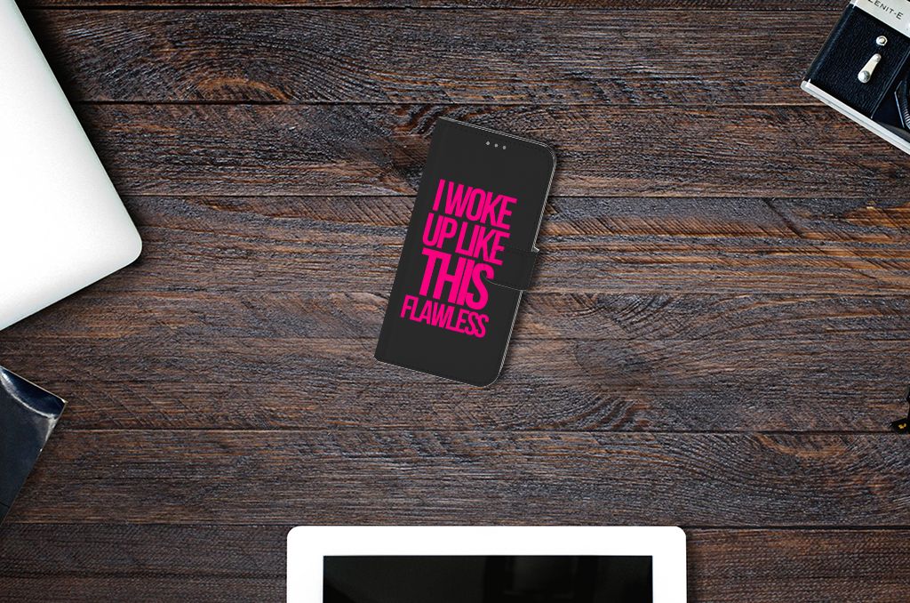 OnePlus Nord Hoesje met naam Woke Up - Origineel Cadeau Zelf Maken