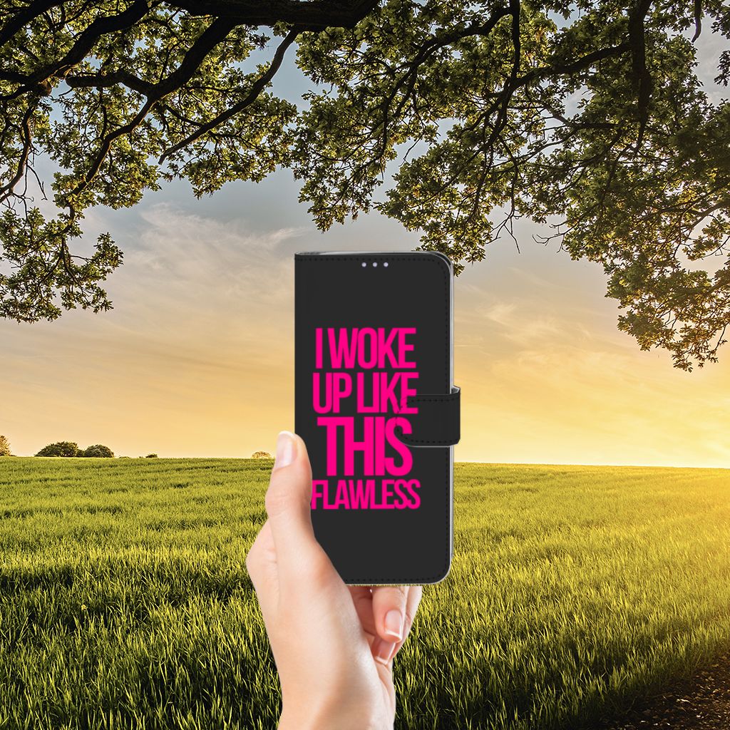 Samsung Galaxy S20 Plus Hoesje met naam Woke Up - Origineel Cadeau Zelf Maken