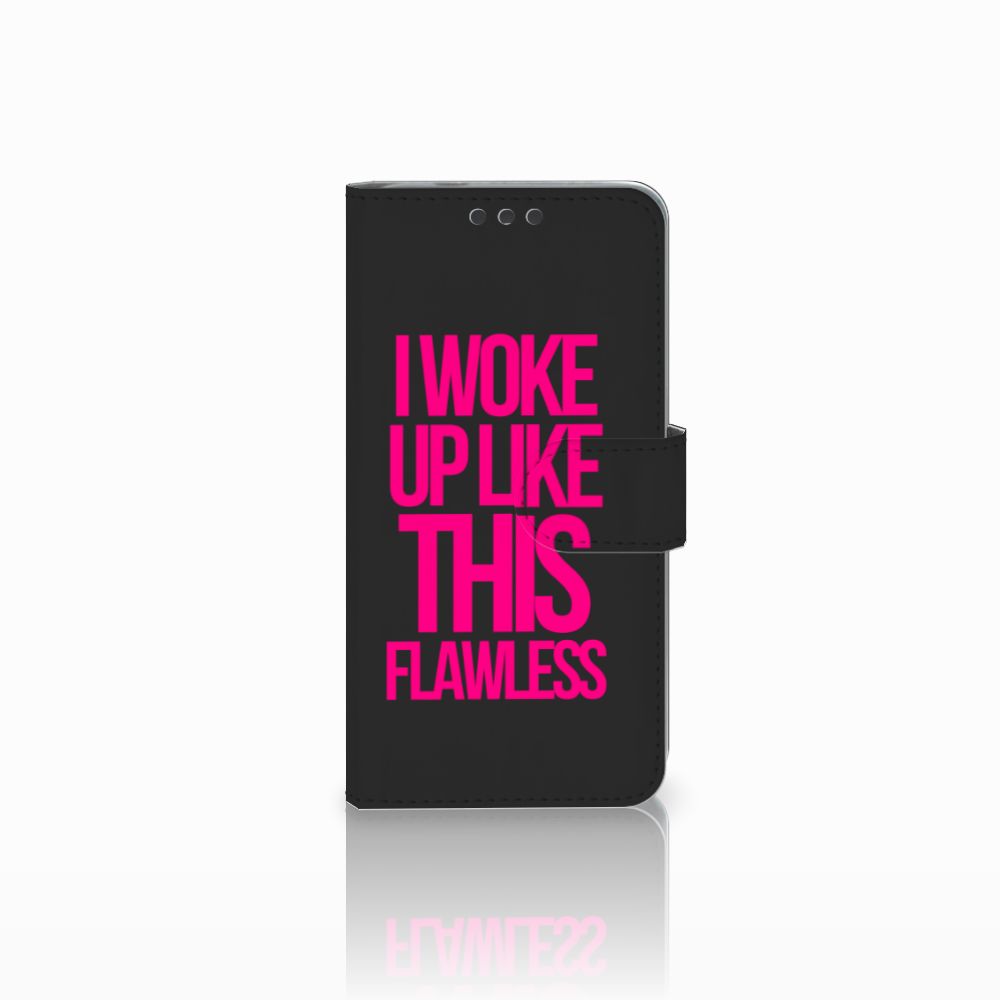 Microsoft Lumia 650 Hoesje met naam Woke Up - Origineel Cadeau Zelf Maken