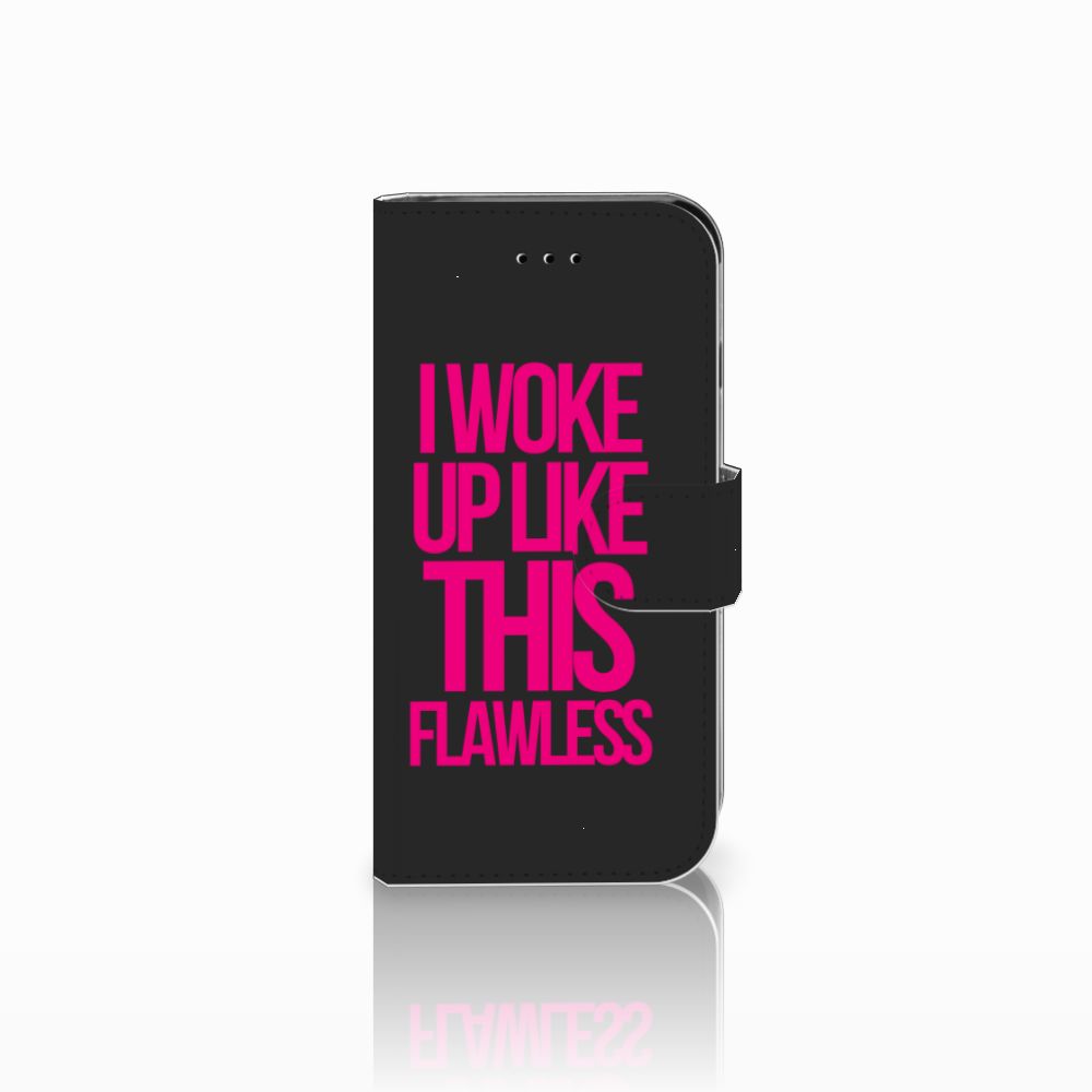 Apple iPhone 6 | 6s Hoesje met naam Woke Up - Origineel Cadeau Zelf Maken