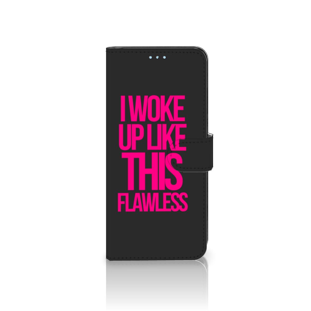 Xiaomi Redmi Note 11/11S Hoesje met naam Woke Up - Origineel Cadeau Zelf Maken