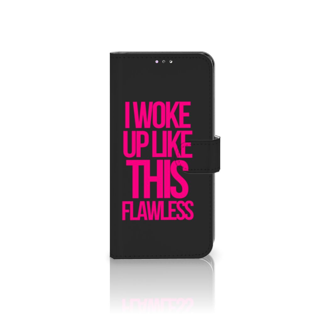 Samsung Galaxy A32 4G Hoesje met naam Woke Up - Origineel Cadeau Zelf Maken