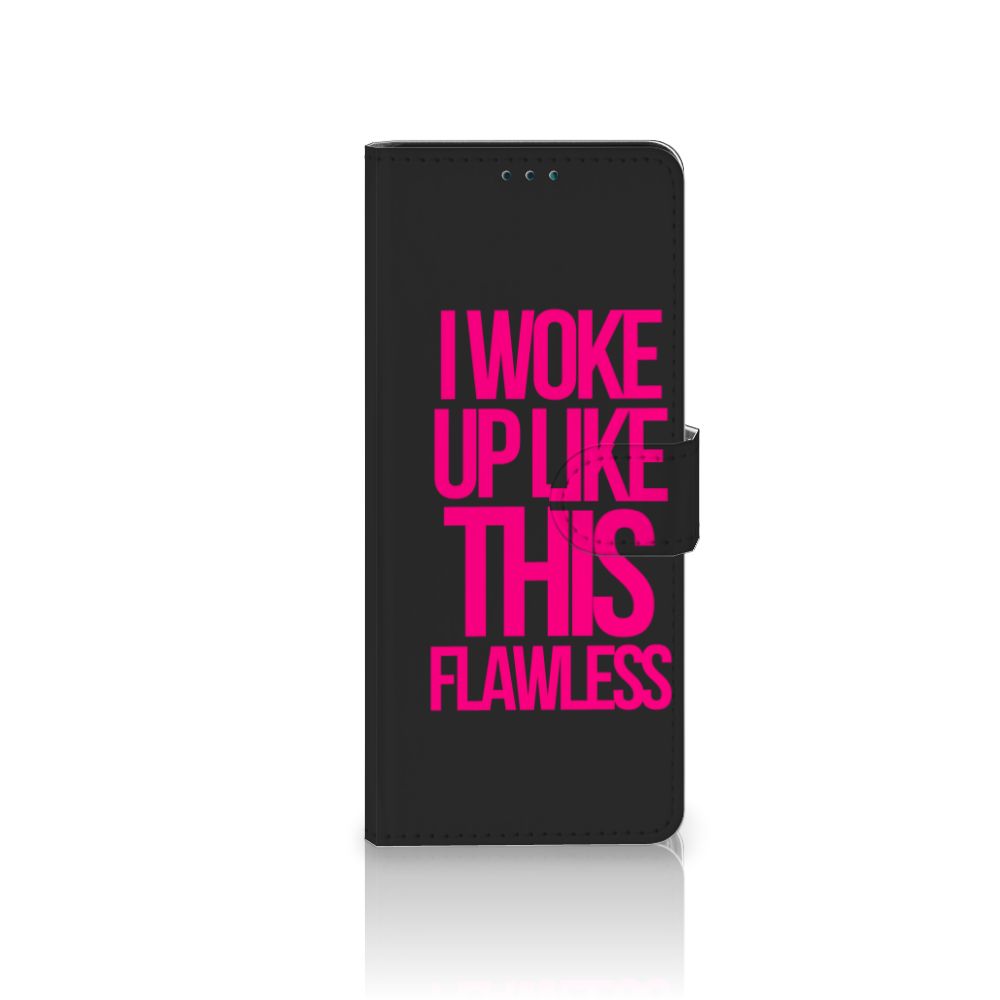 Sony Xperia 5III Hoesje met naam Woke Up - Origineel Cadeau Zelf Maken
