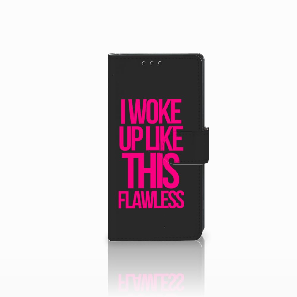 Sony Xperia XA1 Hoesje met naam Woke Up - Origineel Cadeau Zelf Maken